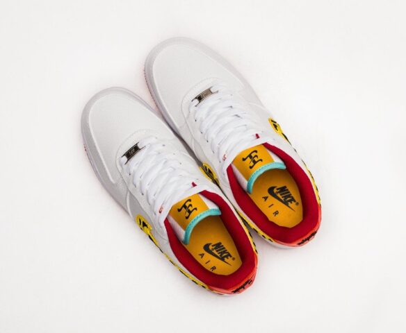 Nike Air Force 1 Low wmn white yellow 2021 KEDRED